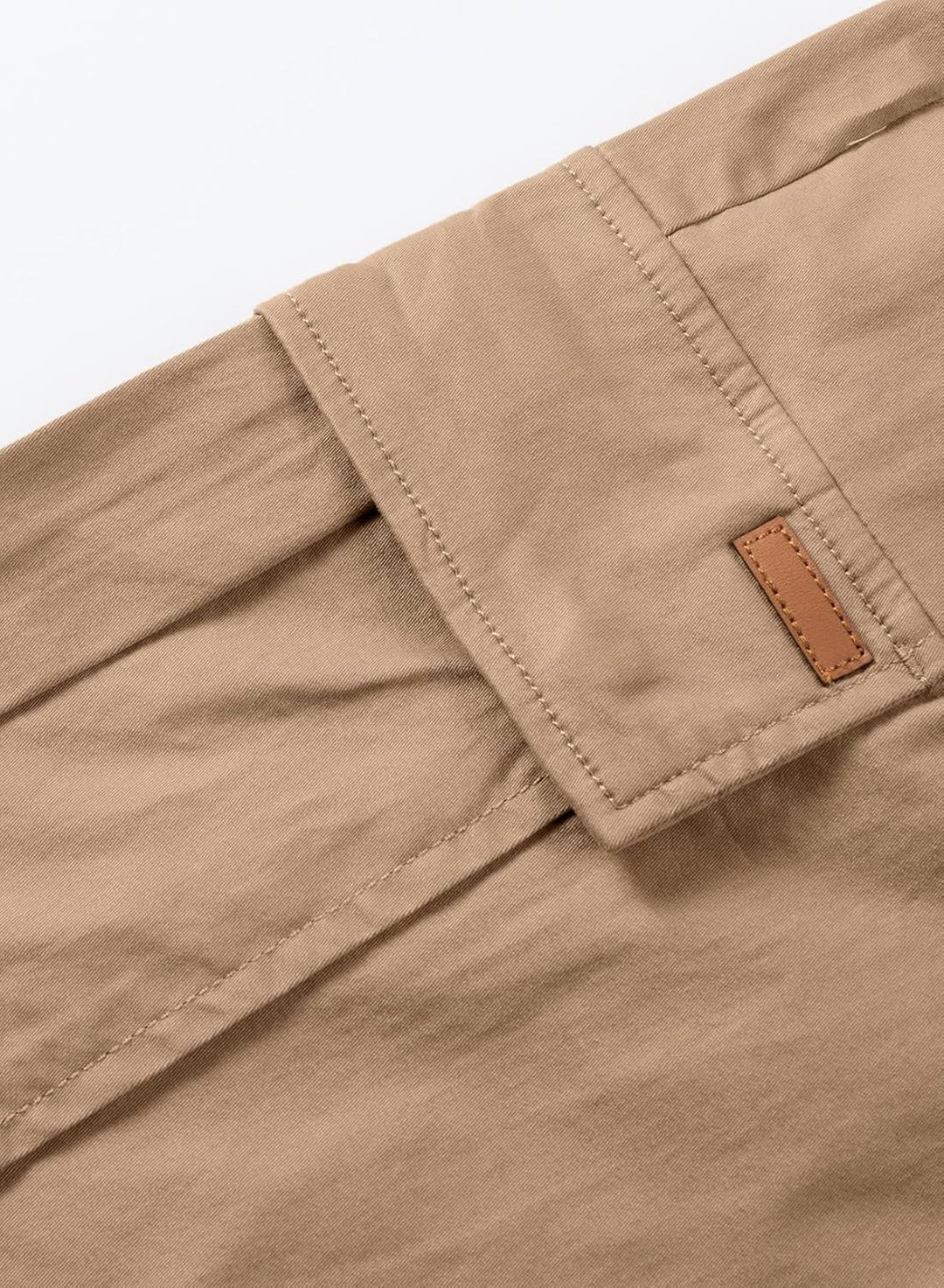 JMIERR Kurze Hosen Herren Baumwolle Cargo Shorts Herren Sommer Freizeithose mit Taschen XL Khaki, XL