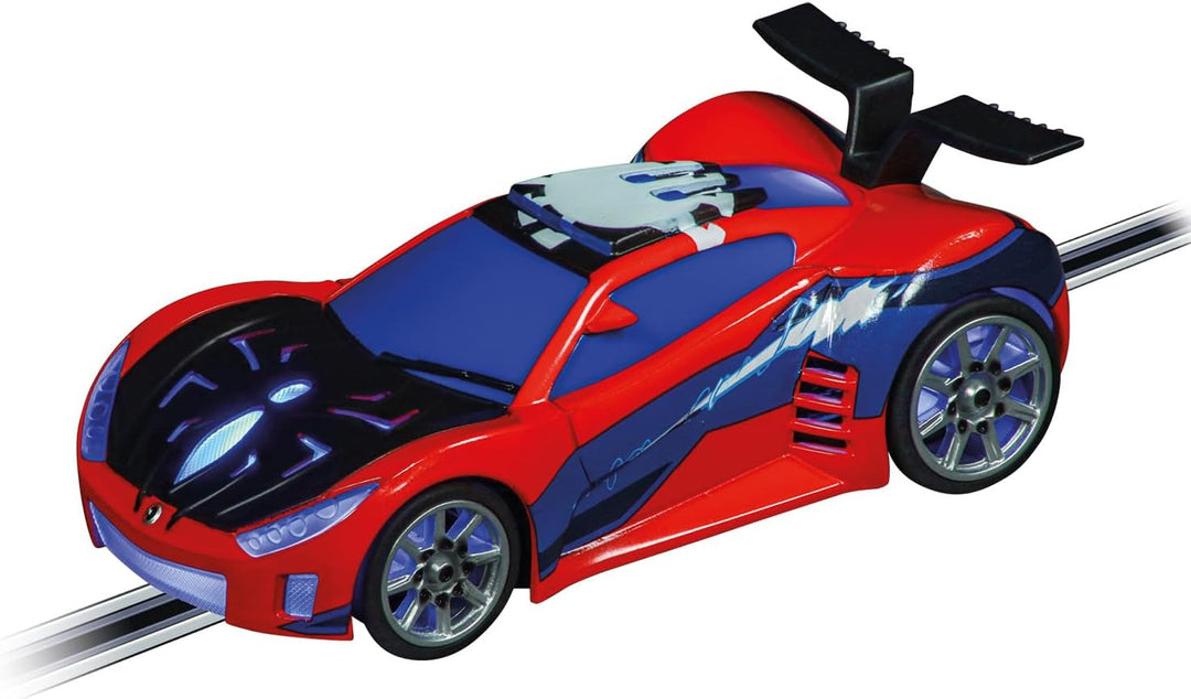 Carrera GO!!! Spider-Man Speed Shifter (Blue) | Massstab 1:43 Slotcar | Kompatibel mit GO!!!, GO!!!