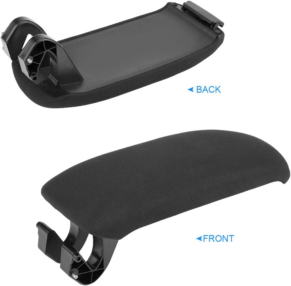 Headerbs Auto Schwarz Mittelkonsole Armlehne Abdeckung für A3 8P / A5 2003-2013 8P0864245P(Tuch), Tu