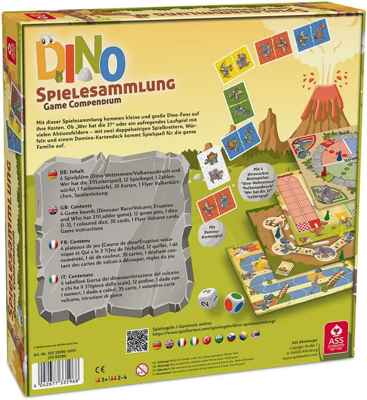 Ass Altenburger Dino Spielesammlung, Yellow