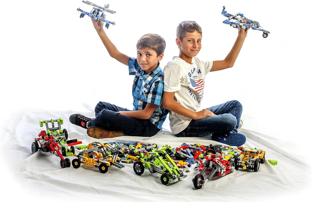 Engino-INVENTOR 1634 - Konstruktionsbausatz 16 in 1 Baumaschinen