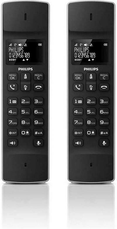 Philips 4000 Series Wireless landline Telephone M4502B/34 Black 1.6" Design