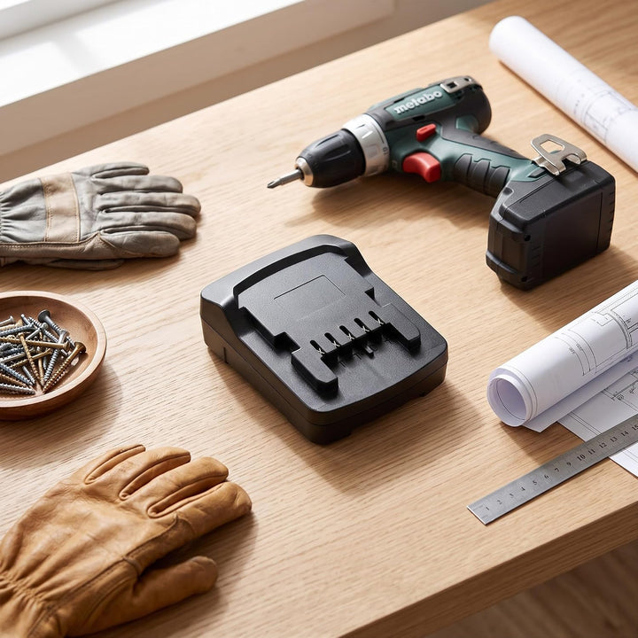 Eujgoov Batterieadapter für 18V BL Lithiumbatterie für Metabo 18V Lithiumbatterie Zubehör