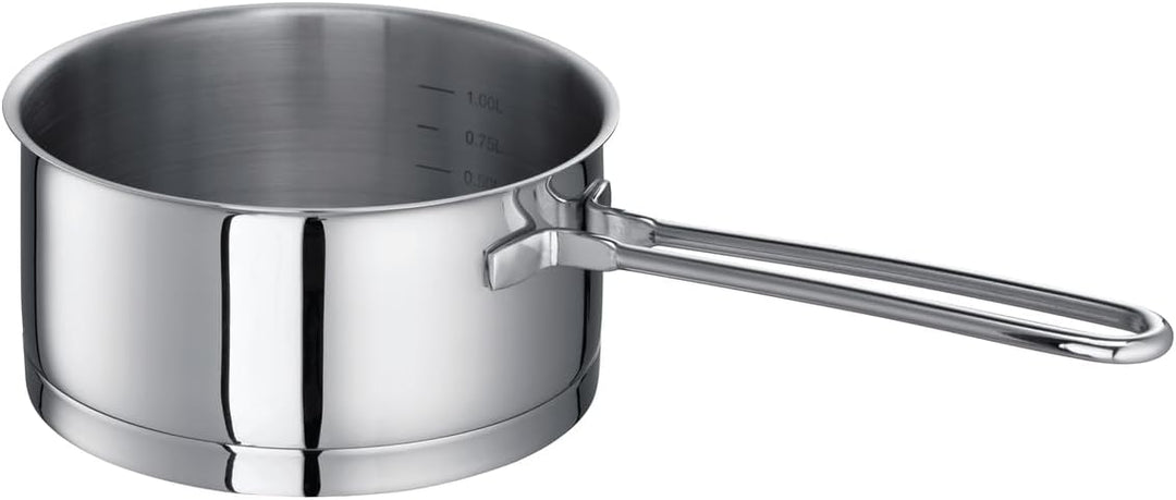 Schulte-Ufer Wega Stieltopf, Edelstahl, Silber, 16cm