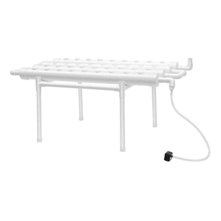 Hydrokultur-Set mit 36 Löchern, oberirdisches Anbausystem, Wasserpumpe inklusive PVC-U, für Gemüse,