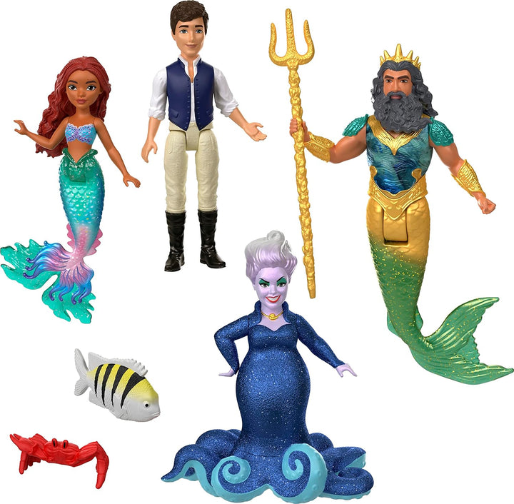DISNEY Arielle, die Meerjungfrau - Abenteuerset mit Ursula, Prinz Erik, König Triton und Arielle zus