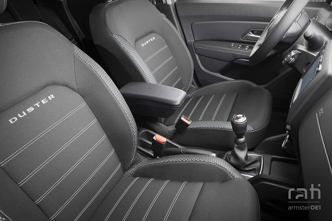 Rati ArmsterOE1 MITTELARMLEHNE passend für DACIA Duster 2018- I Armlehne mit Staufach, zum Befestigu