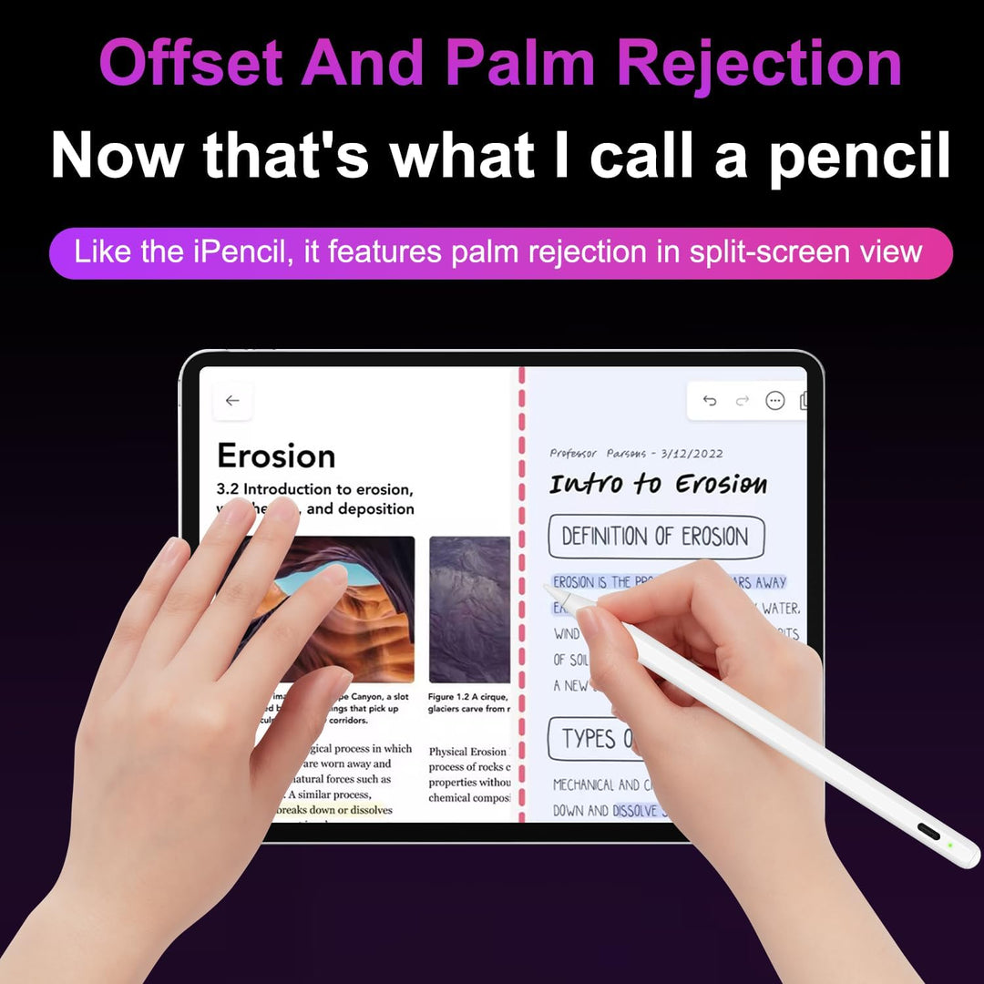 Stift für iPad 2. Generation mit kabelloser Aufladung, iPencil 2. Generation Mit Handfläche Ablehnun