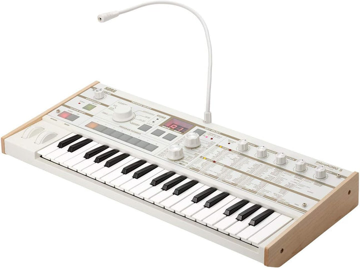 Korg - MICROKorgS - 37 Key Analogue Modelling Synthesizer with Vocoder - White 37 Key MicroKORG S Wh