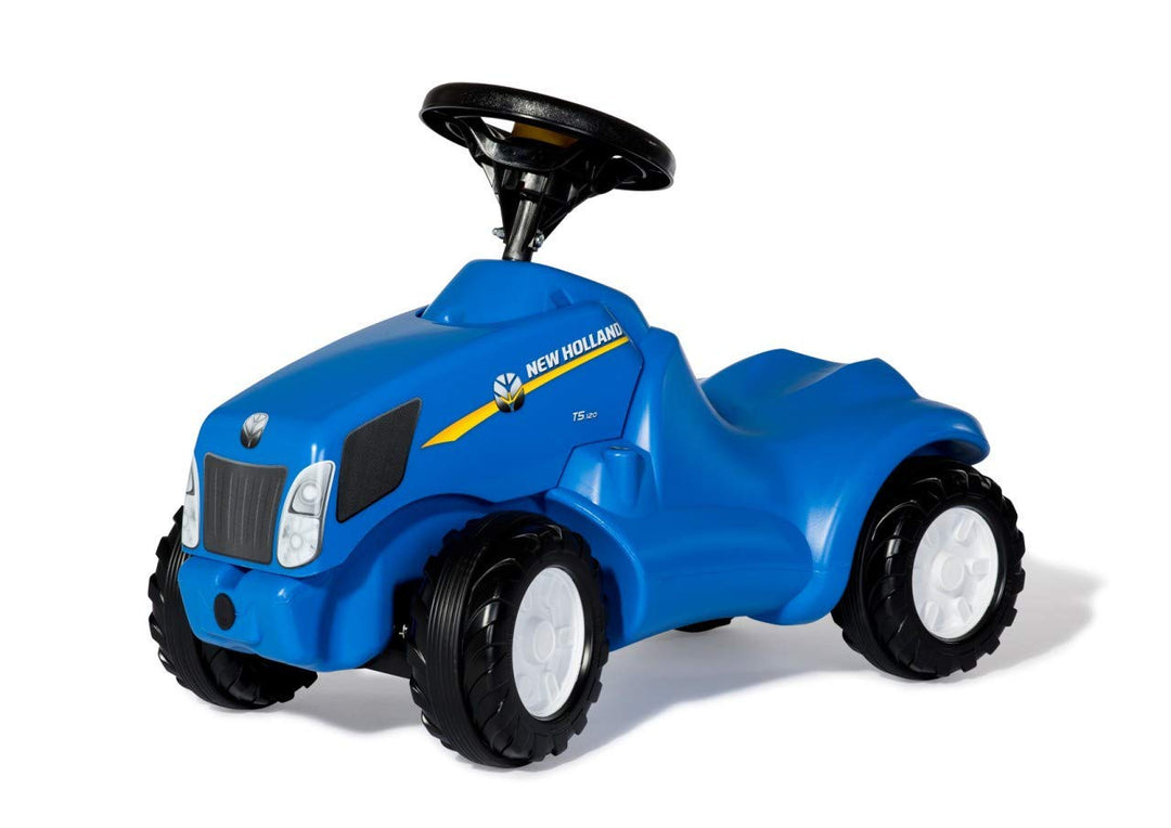 Rolly Toys rollyMinitrac NH T6010 (für Kinder von 1,5 - 4 Jahre, Ablage unter Motorhaube, Flüsterlau