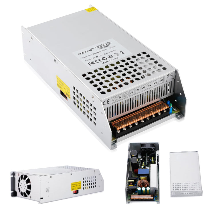 Universal Schaltnetzteil 48V 20.8A 1000W Geregelter Universal Netzteil AC 110V/220V (PSU SMPS) 48Vol