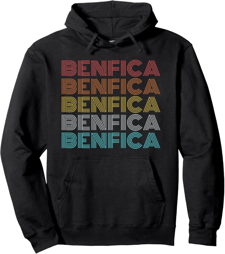 Benfica im Retro-Look Pullover Hoodie