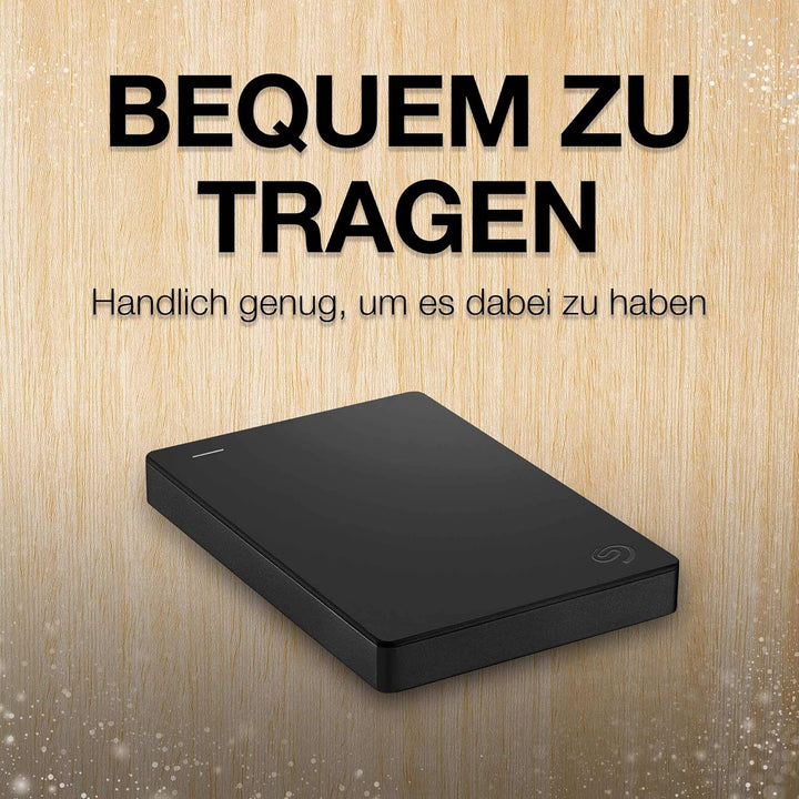 Jabra Evolve2 65 Wireless PC Headset & Seagate Portable Drive 1TB tragbare Externe Festplatte, 2.5 Z