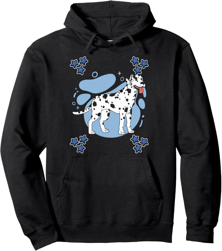 Herren Dalmatiner Zeichnung Sterne Jungen Dalmatiner Pullover Hoodie
