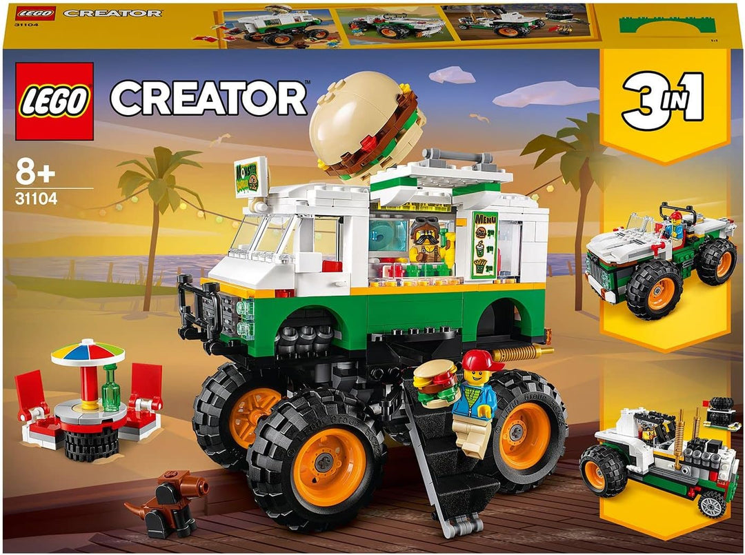 LEGO 31104 Creator Burger-Monster-Truck Single, Single