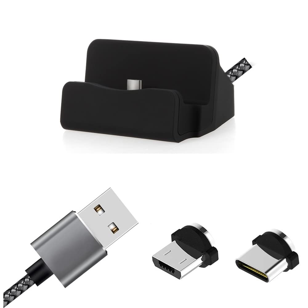 K-S-Trade Dockingstation Für Samsung Galaxy A41 Hochwertige Docking Station Ladestation Synch-Statio