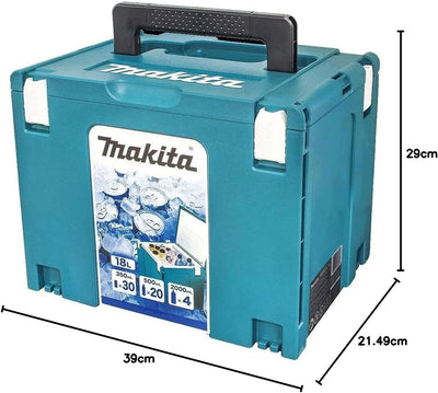 Makita 198253-4 MAKPAC Gr.4 isoliert, Blau, Silber