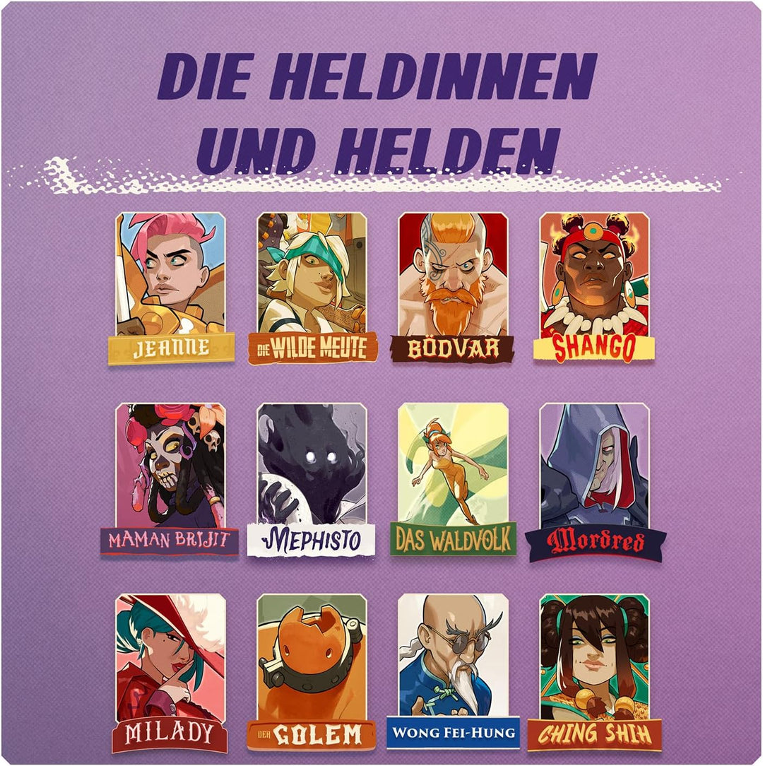 Kosmos 685454 Tag Team, Spiel für 2 Personen, Taktisches Deckbuilding Spiel, Brettspiel, Gesellschaf