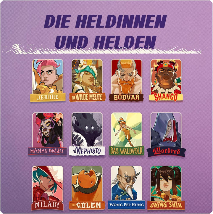 Kosmos 685454 Tag Team, Spiel für 2 Personen, Taktisches Deckbuilding Spiel, Brettspiel, Gesellschaf