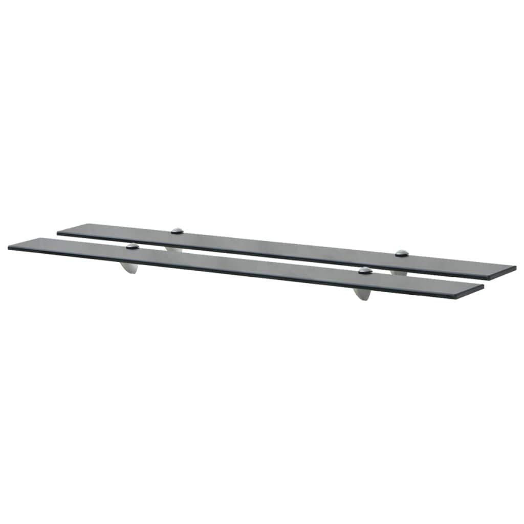 vidaXL 2X Regal Schwebend Wandregal Glasregal Glasboden Glasablage Badablage Wandablage Badregal Abl