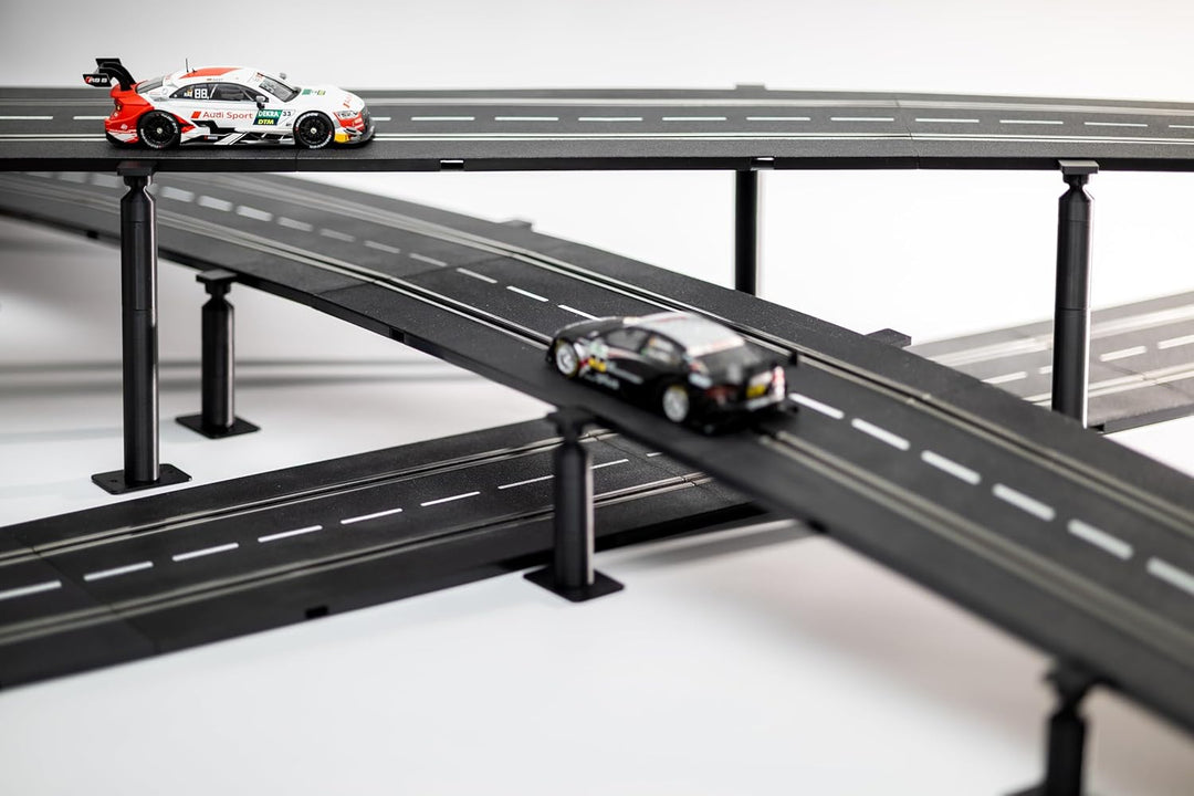 XXL-Stützenset (40tlg) passend für Carrera 124/132/Evolution Fahrbahnerhöhung Brücken Kurven/Gerade