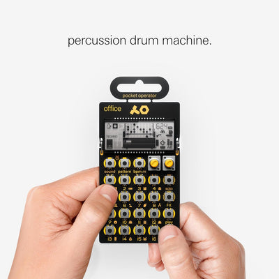 Teenage Engineering PO-24 office Noise Percussion Drumcomputer und Sequencer (Pocket Operator mit 16