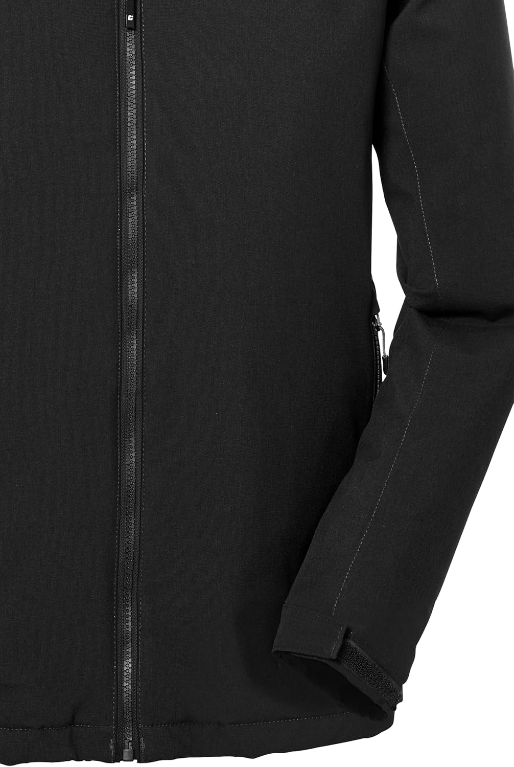 Killtec Herren Kow 22 Mn Jckt Funktionsjacke/Outdoorjacke mit abzippbarer Kapuze M Schwarz, M Schwar