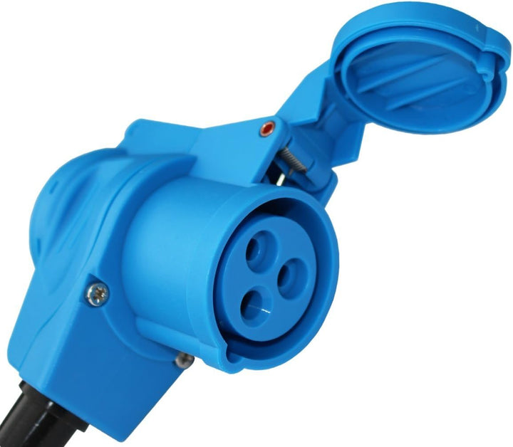 CEE Camping Kabel 5m H07 3x2,5mm mit CEE Winkelkupplung Caravan Boot