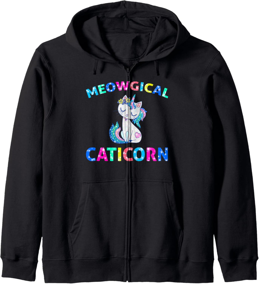 Meowgical Caticorn Shirt Unicorn Cat Kittycorn Kapuzenjacke