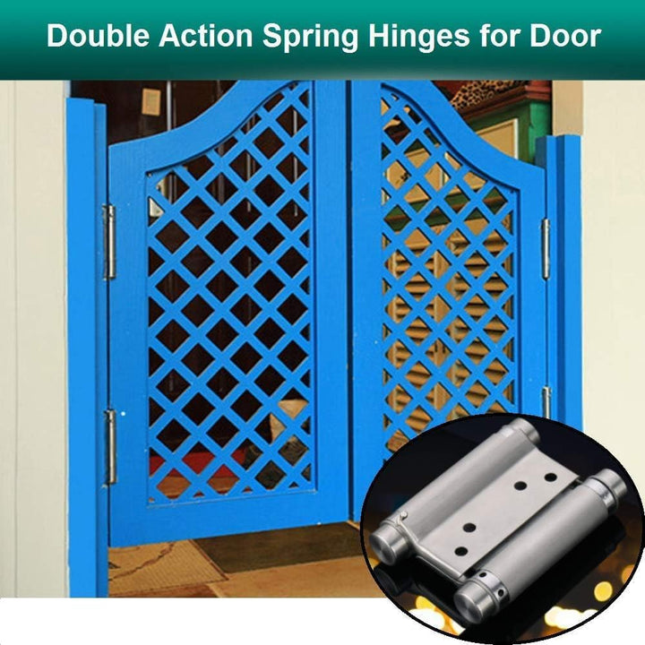 Roberee Hinge-2Pcs 3 '' Zoll Double Action Spring Hinge Saloon Cafe Tür Schwingtür