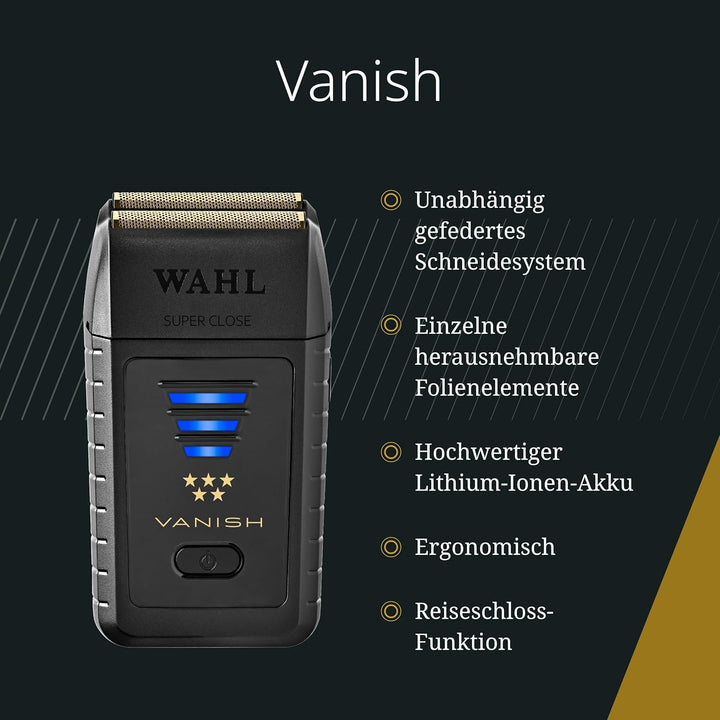 Wahl Vanish - Finishing Tool, Rasierer für eine glatte Rasur & sauberes Finish