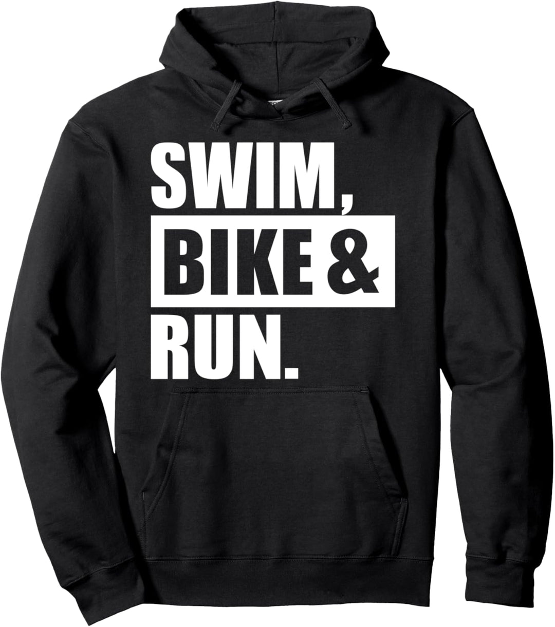 Schwimmen Fahrrad Triathlon Pullover Hoodie