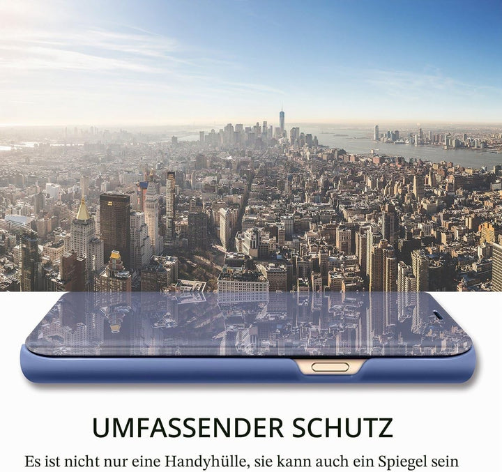 für Samsung S20 FE Hülle Clear View Spiegel Handyhülle für Samsung Galaxy S20 FE Flip Case Handytasc
