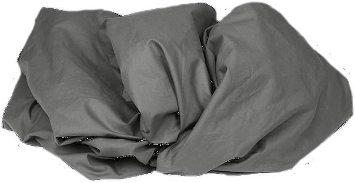 Kayori Shizu Perkalspannbettlaken 40cm Steg Grösse 80-90x200cm Farbe Anthrazit Uni Einfarbig Topper