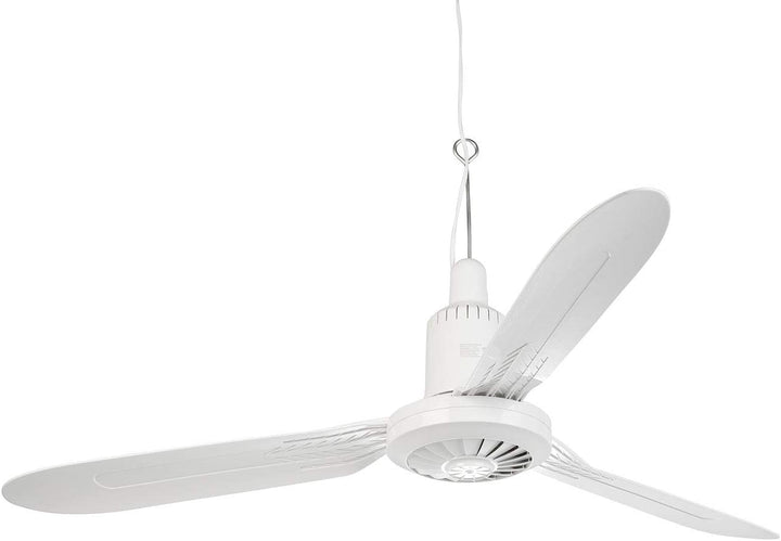 Sichler Haushaltsgeräte Deckenventilator: Mobiler XXL-Decken-Ventilator, 3 Flügel, Timer, Haken, 105