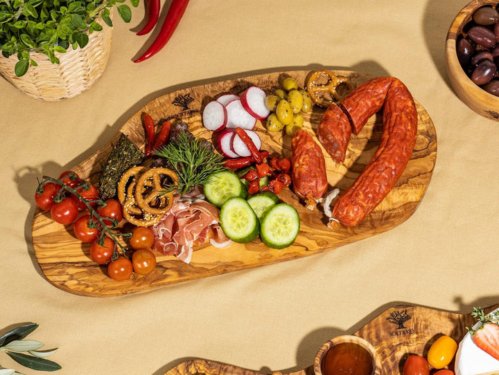 Olivenholz Schneidebrett 3er Set "The Catania Rustic Board" Caatanian Board, Caatanian Board