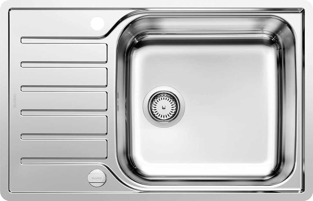 BLANCO LANTOS XL 6 S-IF Compact | Edelstahl | Einbauart: Einbau von Oben & Flächenbündig | reversibe