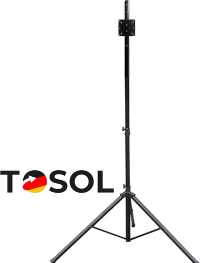 Tosol Dart mobiler Dartständer, Surround Auffangring, Dartscheibe und Dartpfeile Schwarz, Schwarz