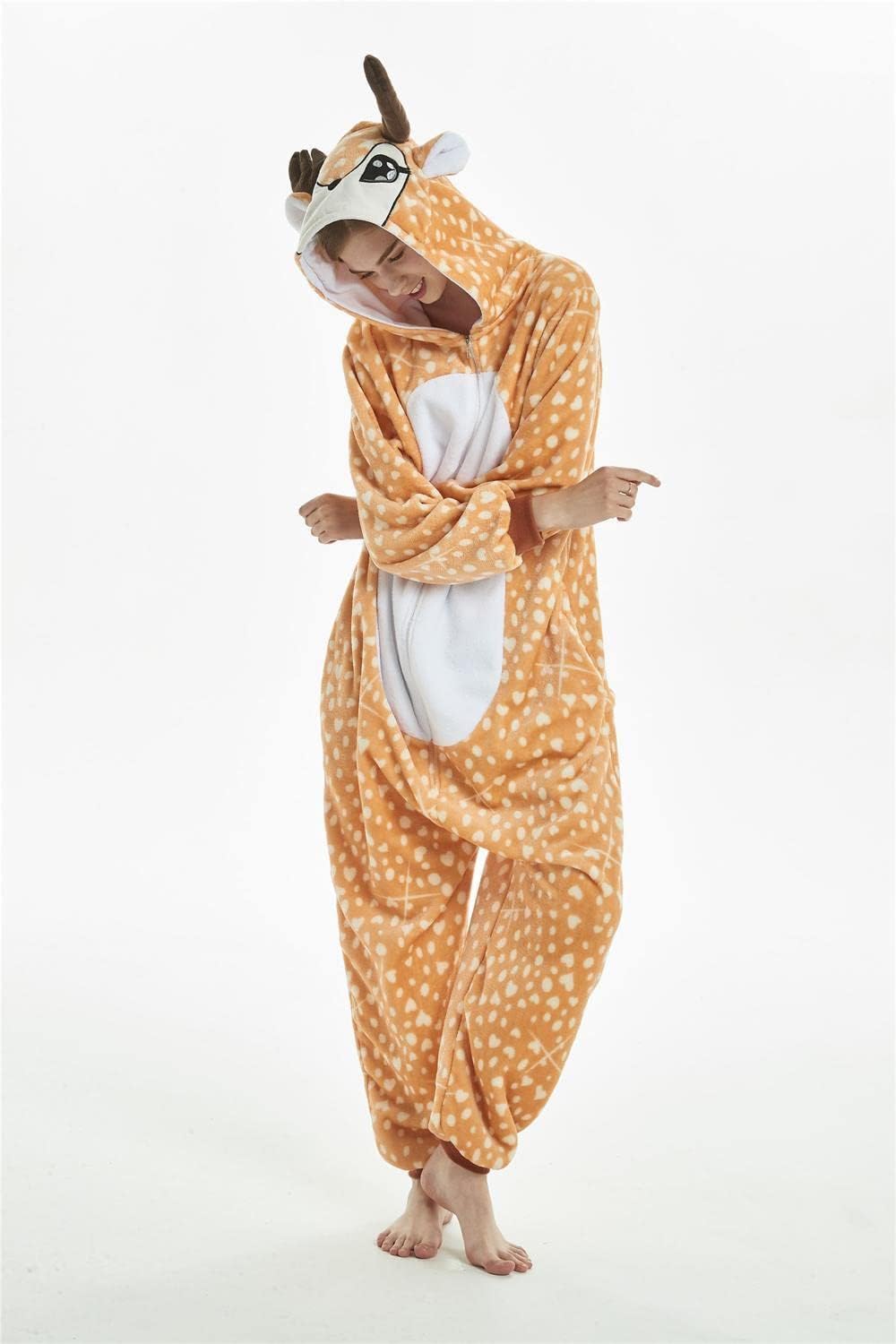 ZKomoL Pyjamas Onesies Cosplay Erwachsene Unisex Tiere Halloween Kostüm Kleid Loungewear, Tigermuste