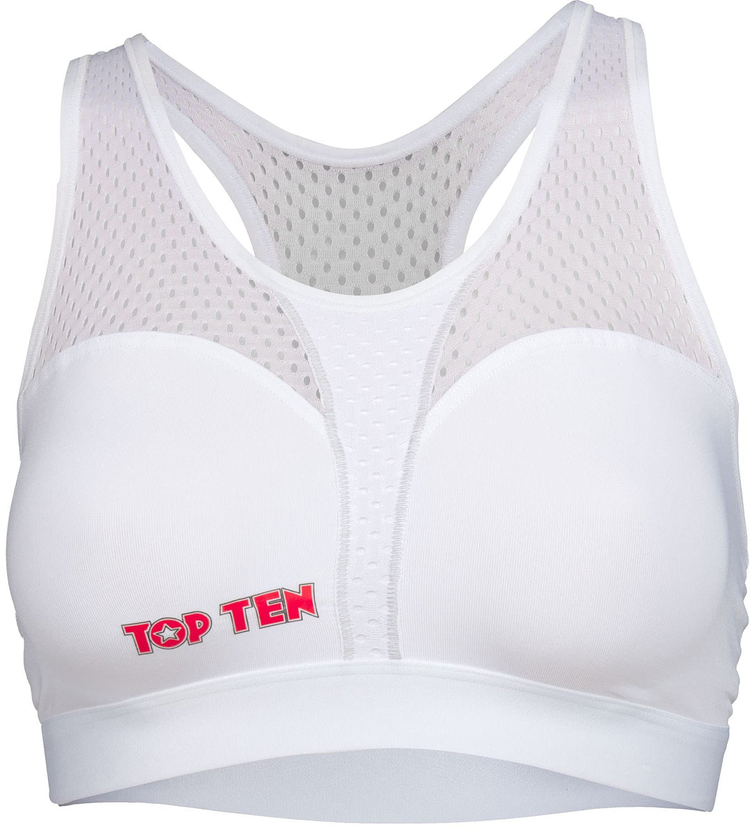 TOP TEN Sports Bra „Cool Guard“ L Kurz Weiss, L Kurz Weiss