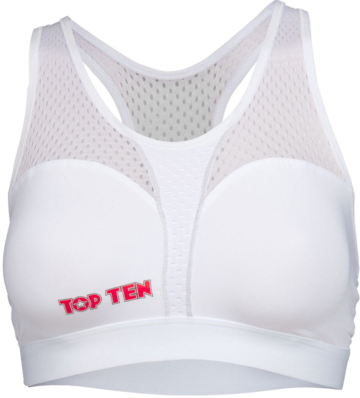 TOP TEN Sports Bra „Cool Guard“, S Kurz Weiß