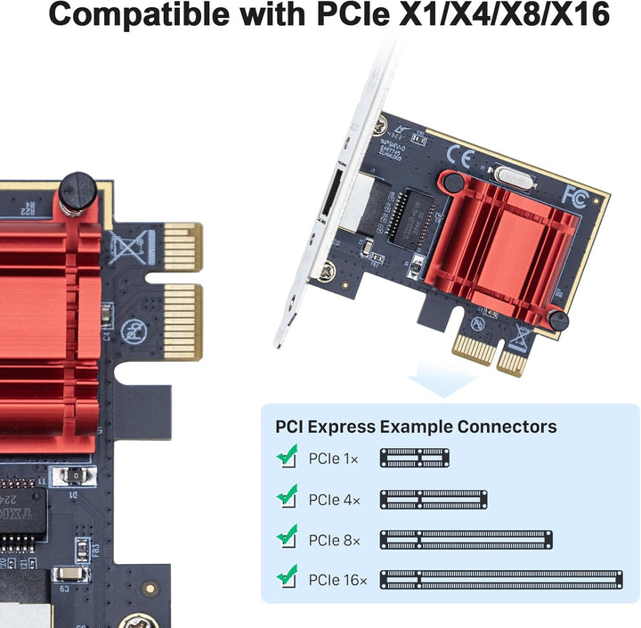 ipolex 1.25G Ethernet-Netzwerkkarte, 1x RJ45+ Port, 10GbE NIC im Vergleich zu Intel i210-T1, unterst