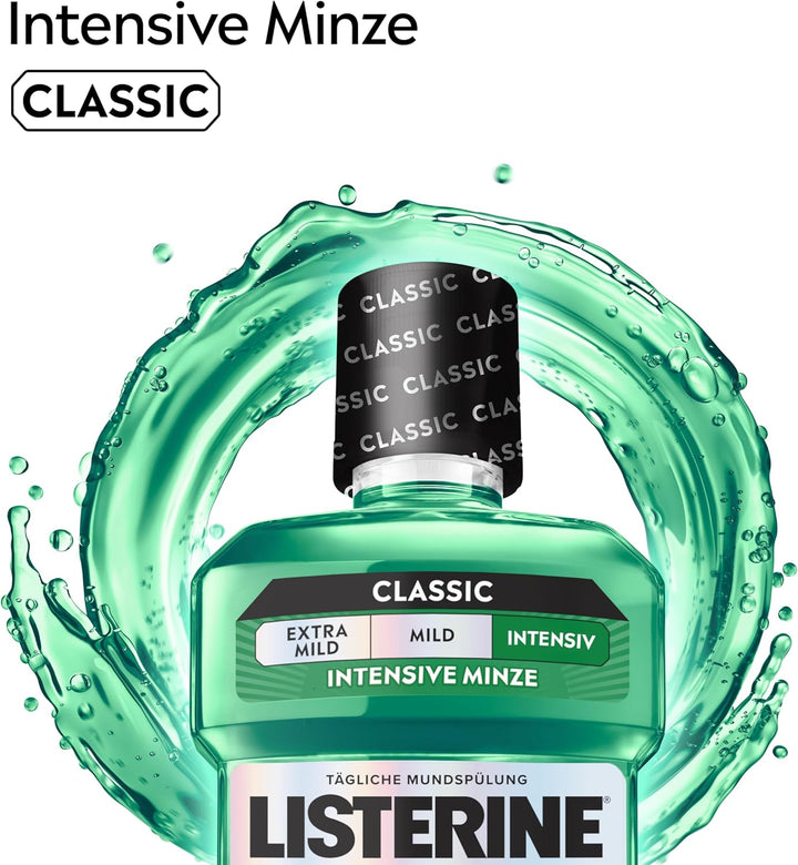 LISTERINE Total Care Zahnfleisch-Schutz 6 x 500 ml, schützende Mundspülung gegen Zahnfleischprobleme