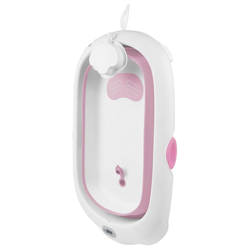 Faltbare Babybadewanne, geeignet für Babys von 0 bis 36 Monaten, ergonomisch und platzsparend, ideal