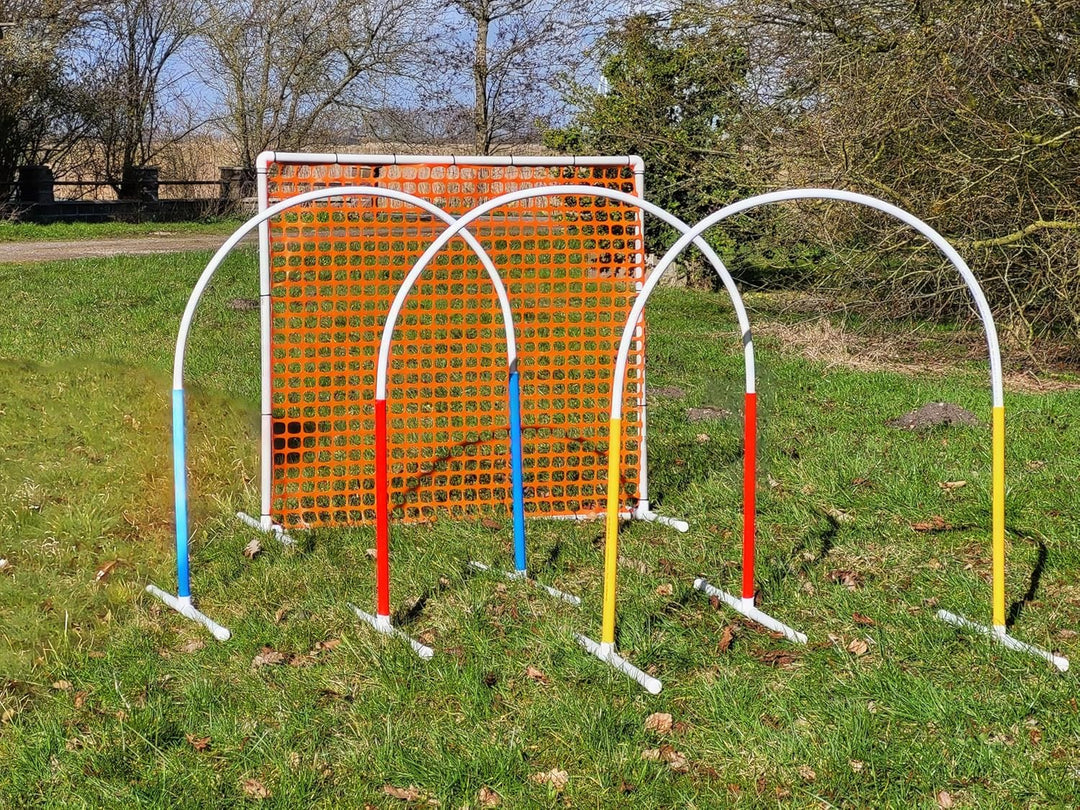 Generisch HOOPERS Agility Combi - Set / 1 Gate / 3 Hoopers Bögen/Gatter/Trennzaun, Hoopers Bogen/aus