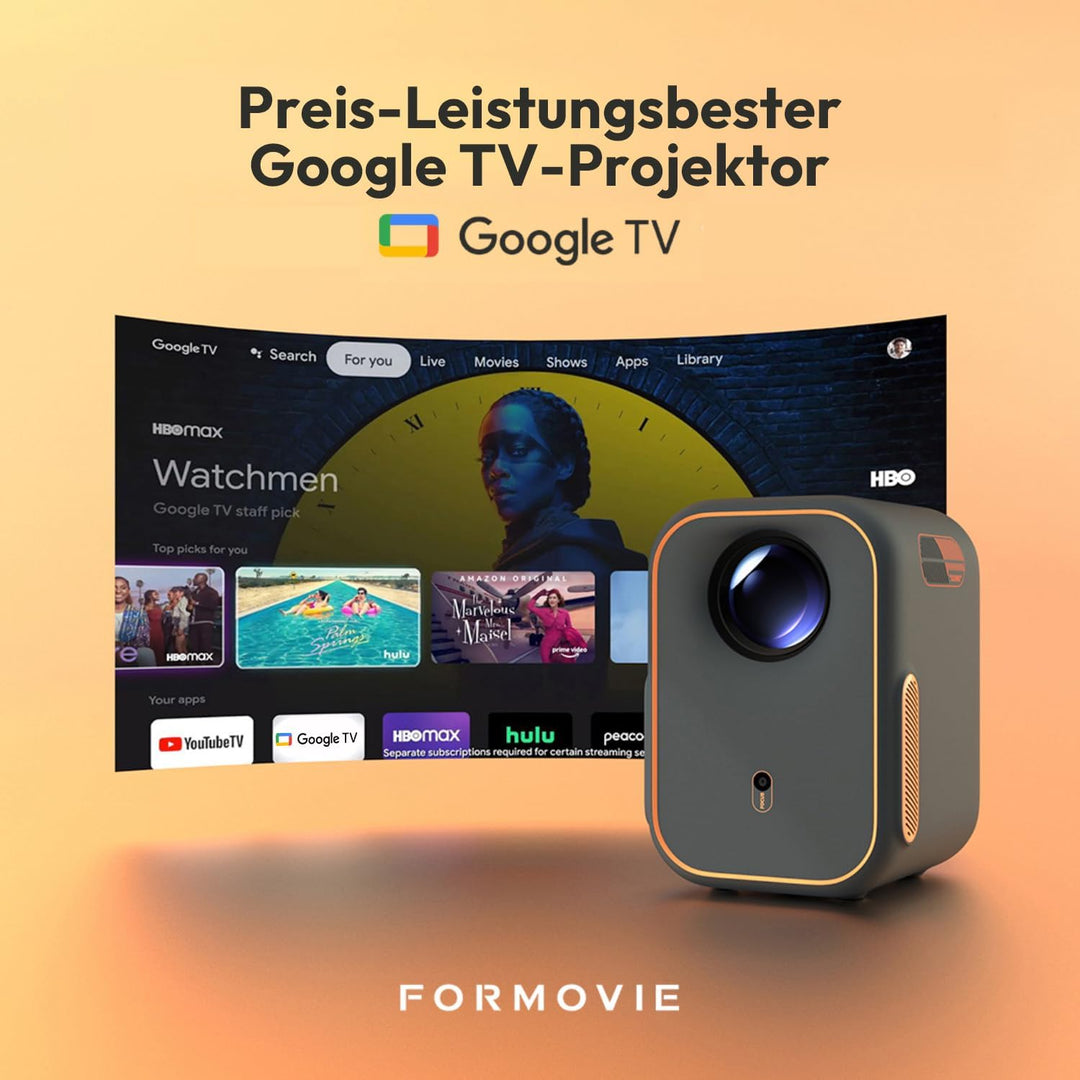 [Netflix Zertifiziert] Formovie Xming Episode One, Beamer Projektor mit WiFi Bluetooth, Netflix Goog