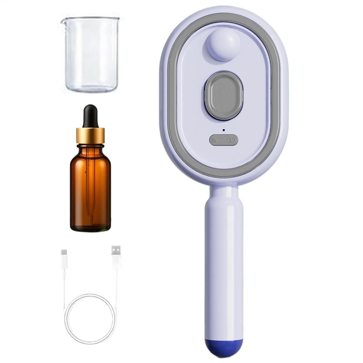 Générique Wasserbürste für Haare, Werkzeug zum Bürsten von Vibration und Nebel, elektrische Bürste m