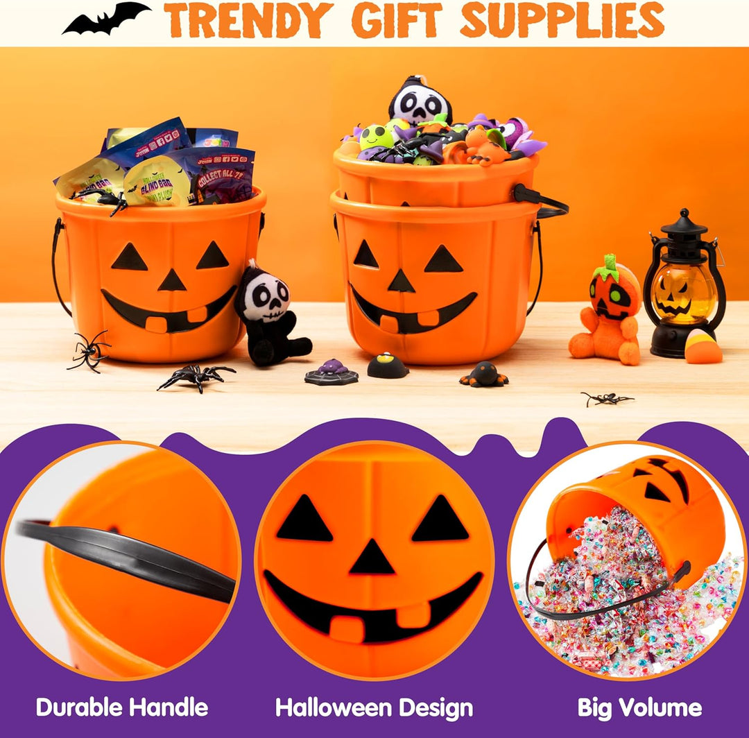JOYIN Halloween Trick or Treat Eimer kürbis Jack o Lantern Halloween Party Supplies kürbis süssigkei