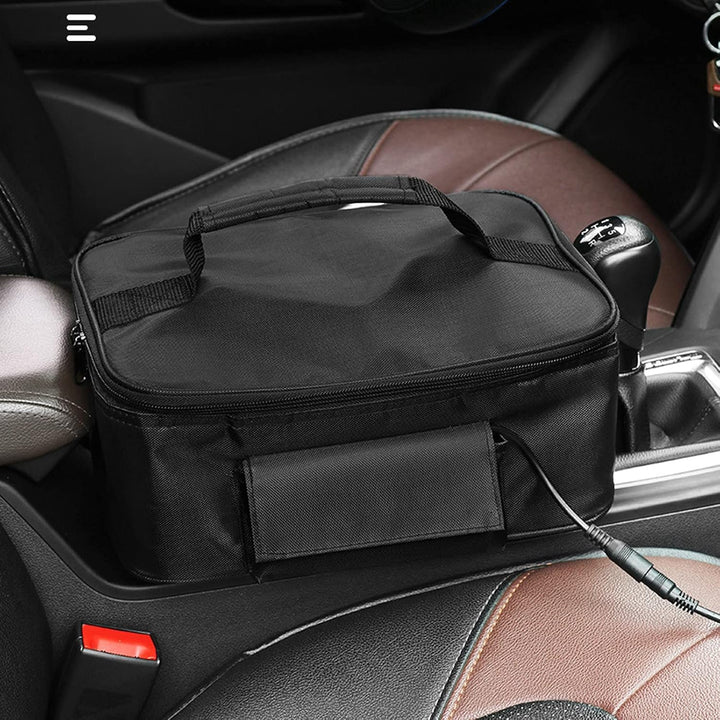 Auto-Mikrowelle, Tragbarer Ofen 12V Mini Auto Mikrowelle elektrisch beheizte Lunchbox Elektroofen Sc