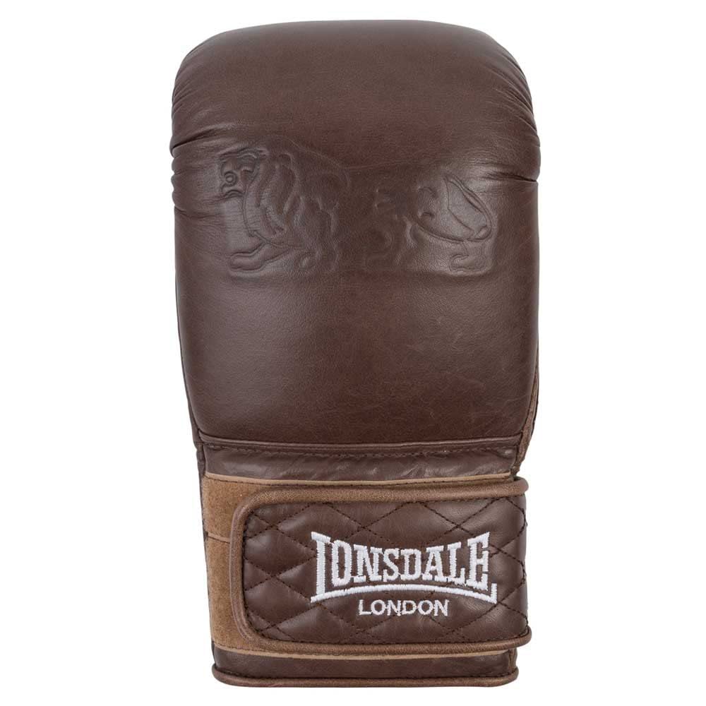 Lonsdale Boxsackhandschuhe aus Leder Vintage Bag Gloves Vintage Brown S/M, Vintage Brown S/M